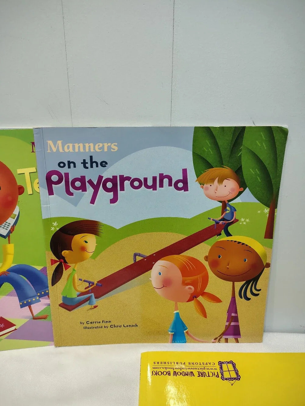 Lot of 4 Manners Books Kids Homeschool Learning Preschool Kindergarten